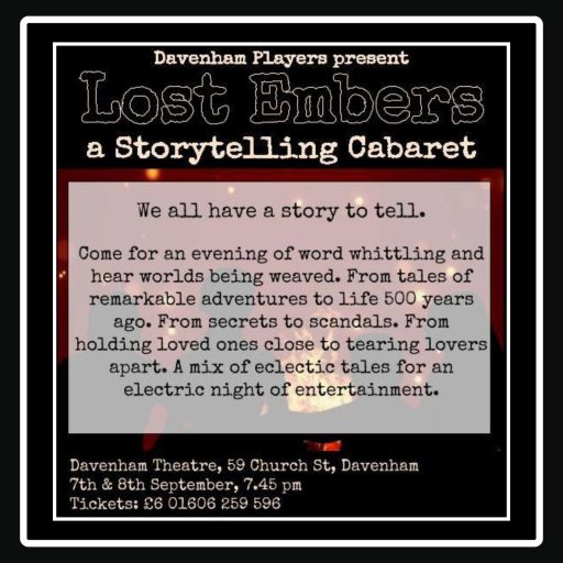 Lost Embers – September 2018